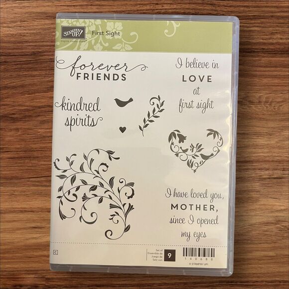 Stampin Up First Sight Stamp Set Love Friend Mother Valentine's Day Bird 140688 - Picture 1 of 2